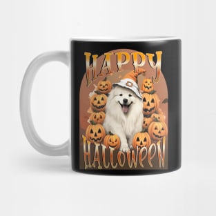 Happy Halloween vintage Samoyed Mug